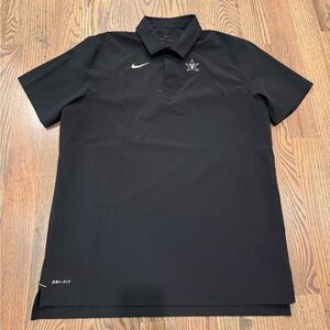 Black Nike Vanderbilt “Star V” Polo